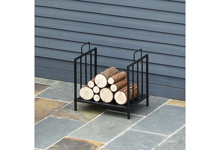 Outsunny Kaminholzregal Brennholzregal, BxTxH:44.5x33x46.5 cm, (erhöhtes De günstig online kaufen