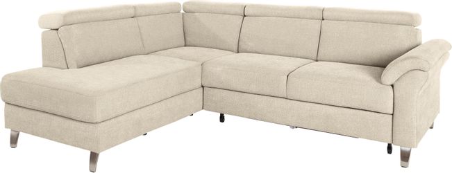 sit&more Ecksofa "Arngast L-Form" inklusive Kopfteilverstellung und Federke günstig online kaufen