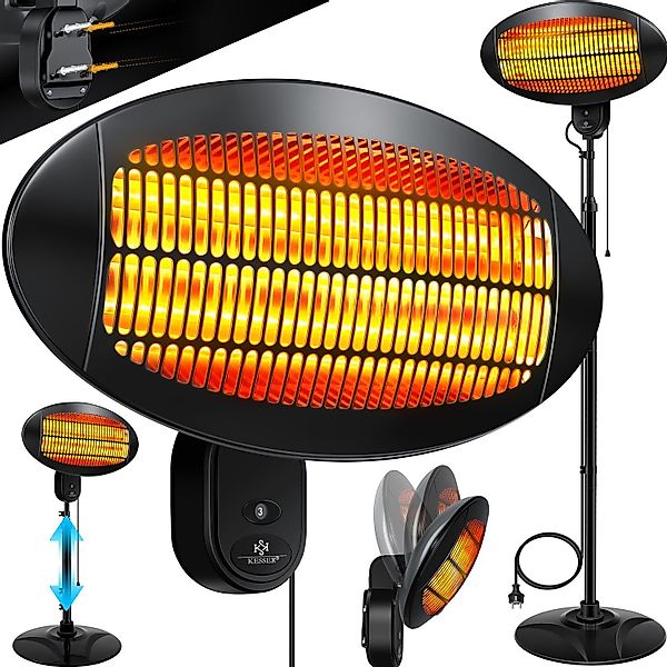 KESSER Heizstrahler, 2000 W, 2000 Watt günstig online kaufen