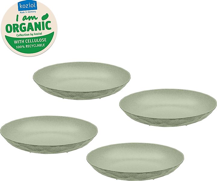 KOZIOL Suppenteller »CLUB PLATE«, (Set, 4 St., 4er-Set), 100% recycelbar,CO günstig online kaufen