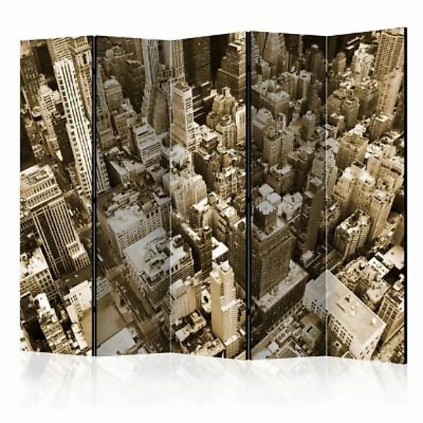 artgeist Paravent New York, Manhattan II [Room Dividers] sand Gr. 225 x 172 günstig online kaufen