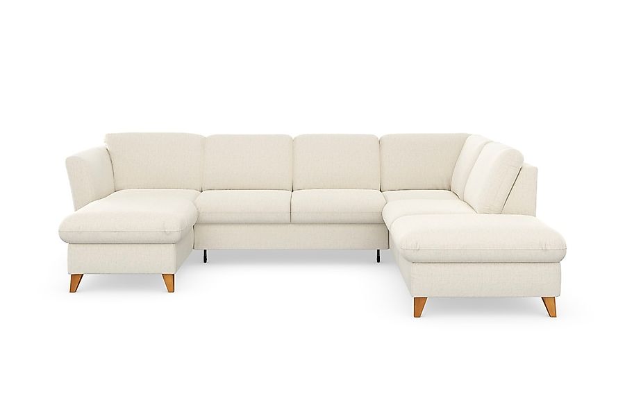 Home affaire Wohnlandschaft "Trelleborg U-Form" Federkern-Polsterung, wahlw günstig online kaufen