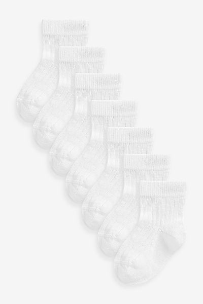 Next Kurzsocken Gerippte Socken im 7er-Set günstig online kaufen