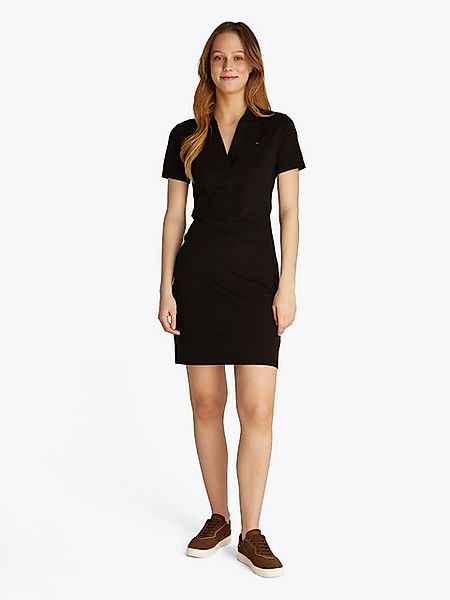 Tommy Hilfiger Polokleid SLIM OPEN NK POLO DRESS SS mit gestickter Tommy Hi günstig online kaufen