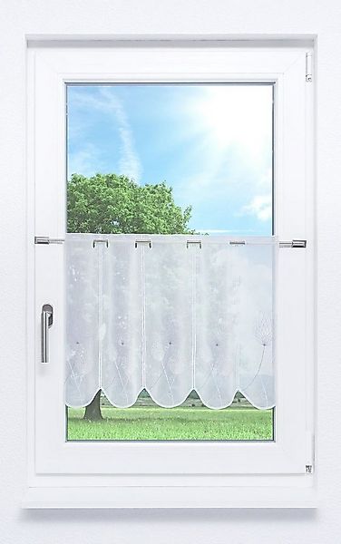 LYSEL® Scheibengardine Allium (1 St), transparent, HxB 45x48cm günstig online kaufen