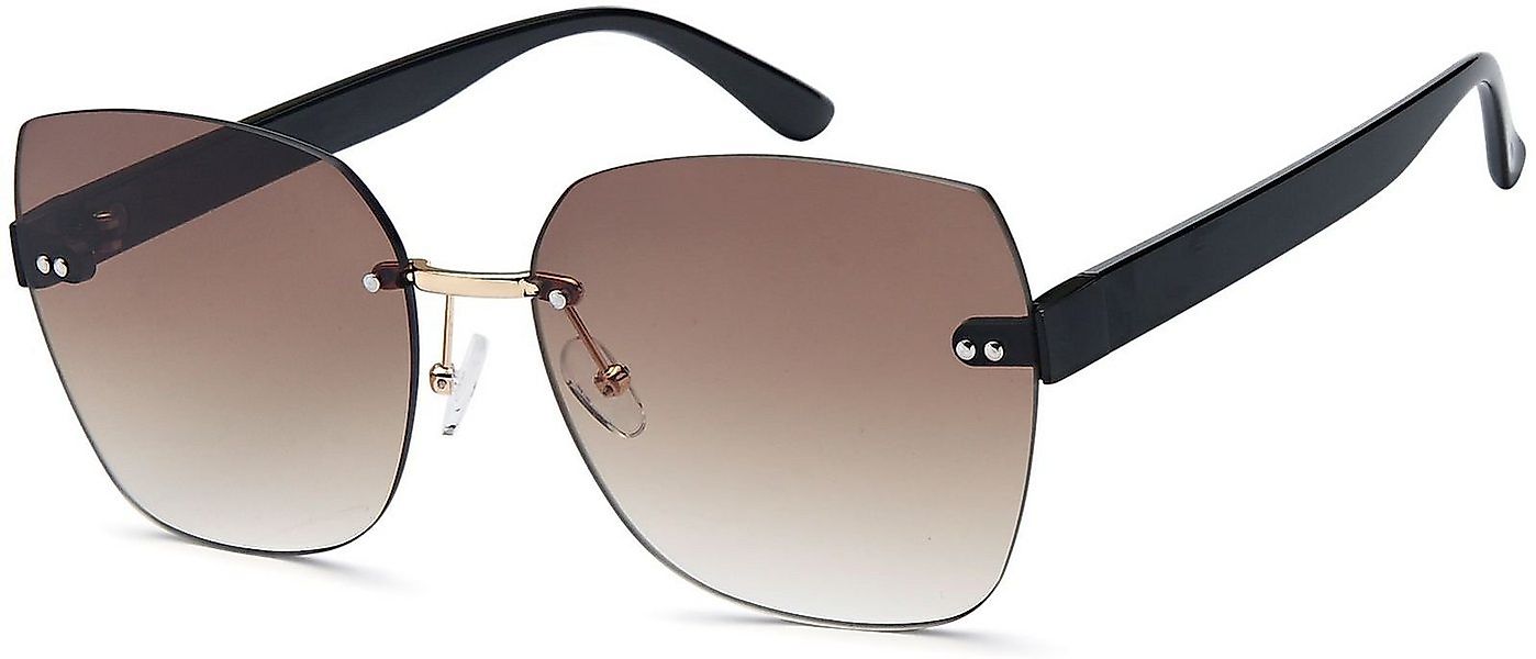 styleBREAKER Sonnenbrille Rahmenlose Rechteckige Sonnenbrille (1-St) Gradie günstig online kaufen