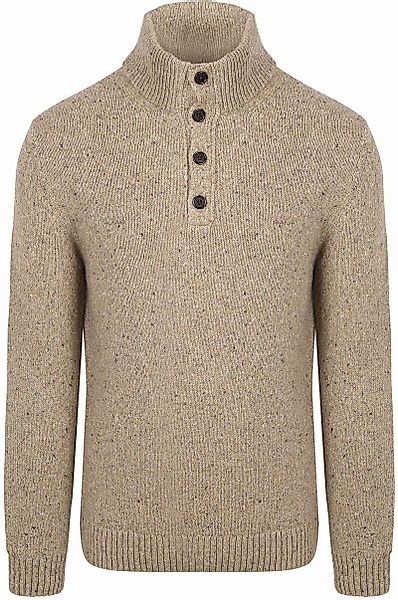 Gant Mocker Pullover Wool Blend Sand - Größe L günstig online kaufen