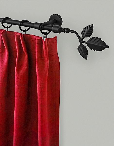 GARESA Gardinenstange "RUSTIKA" Ø 16 mm 1 läufig-läufig Wunschmaßlänge rust günstig online kaufen