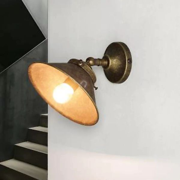 Messing Wandlampe in Bronze antik verstellbar günstig online kaufen