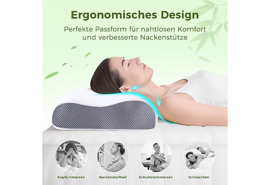 Elegear Nackenstützkissen nackenkissen orthopädisch, memory foam kissen, or günstig online kaufen
