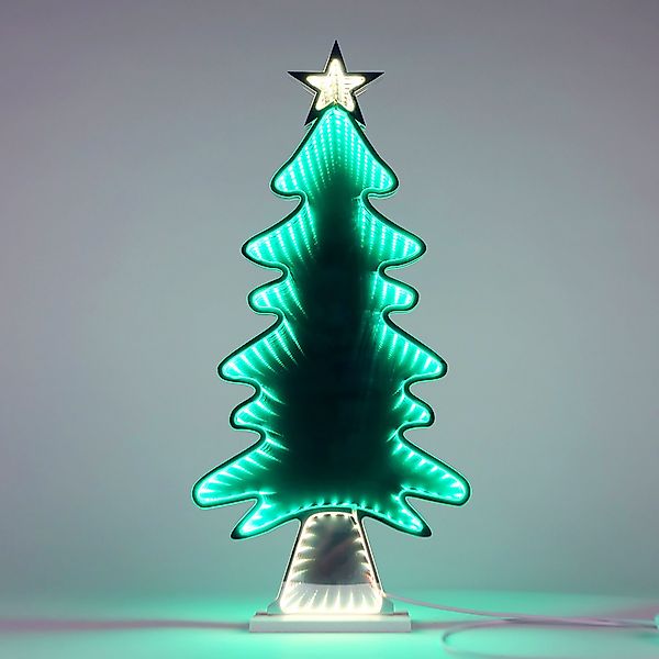 Spetebo LED-Dekofigur 3D Aufsteller mit Infinity günstig online kaufen