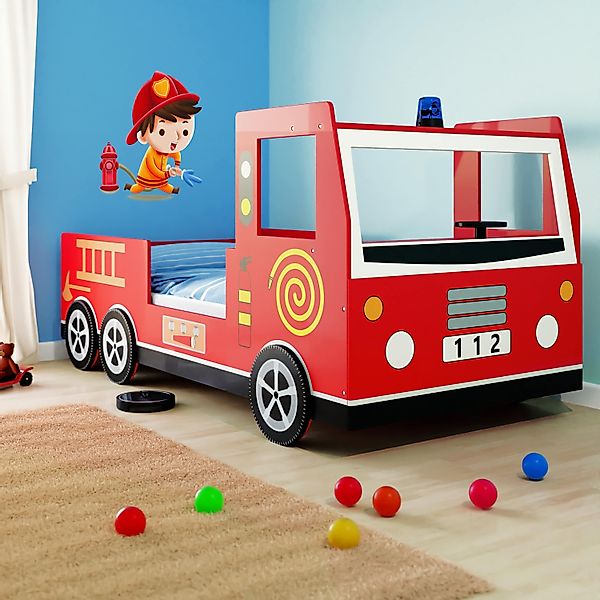 Casaria Kinderbett, 90x200cm Rausfallschutz Lattenrost 120KG günstig online kaufen