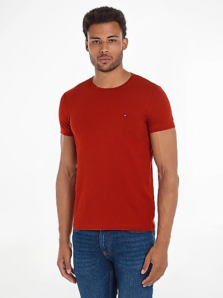 Tommy Hilfiger T-Shirt "STRETCH SLIM FIT TEE" mit Rundhalsausschnitt günstig online kaufen