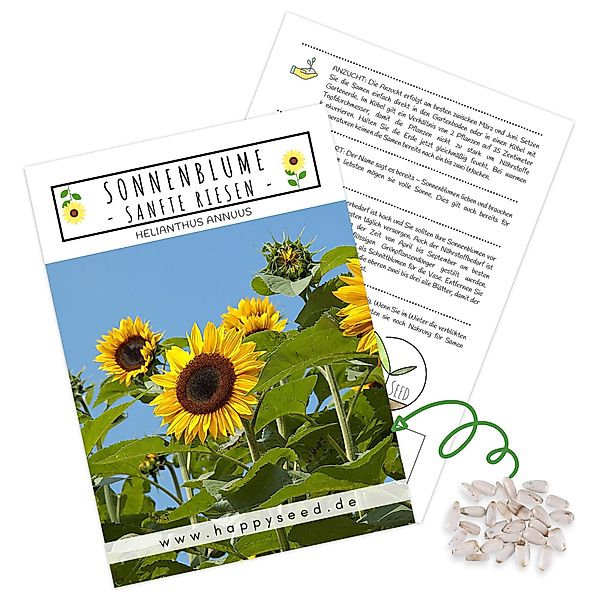 HappySeed Blumensamen Sonnenblumen Samen - Helianthus günstig online kaufen