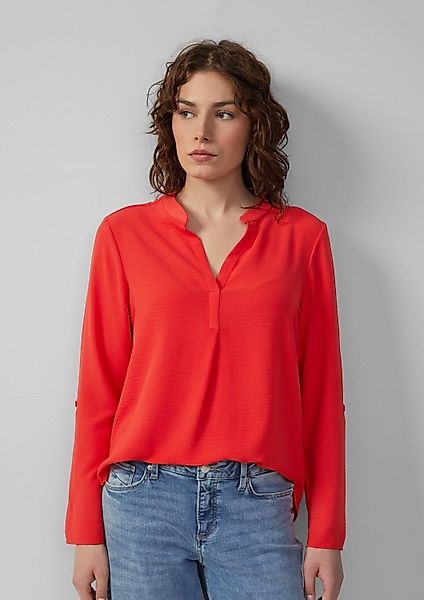 QS Langarmbluse Bluse Tunikabluse mit Ärmeln günstig online kaufen