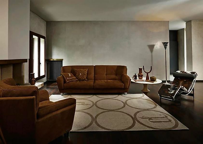 JVmoebel Sofa Sofas Set Leder Couchen Moderne Couch Gruppe Sofagarnitur 3 + günstig online kaufen