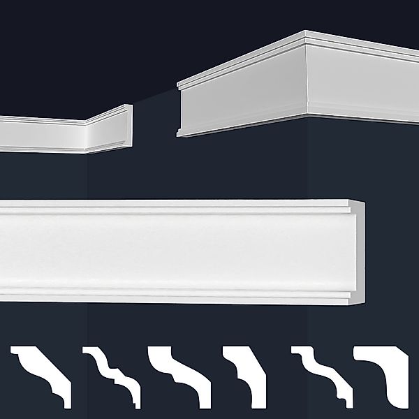 marbet design Stuckleiste E-29, 20 Meter günstig online kaufen