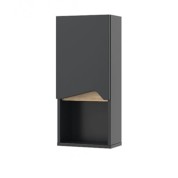 Vicco Hängeschrank Marelle, Anthrazit/Anthrazit, 30 x 67 cm mit Tür und off günstig online kaufen