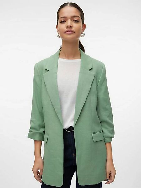 Vero Moda Jackenblazer Einfarbiger Blazer Offfener Style Basic Jacket (norm günstig online kaufen