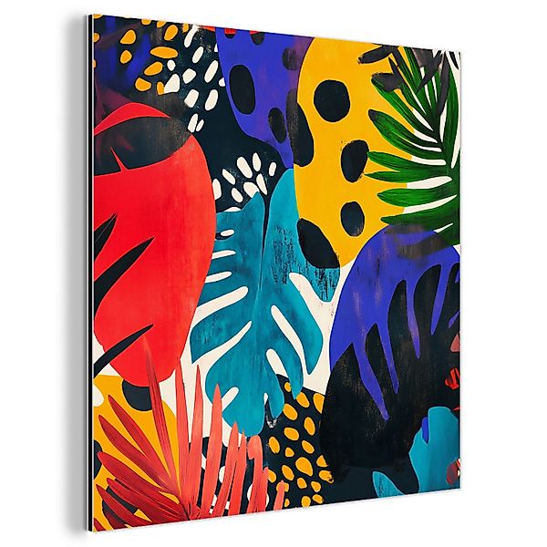 MuchoWow Metallbild Blätter - Formen - günstig online kaufen