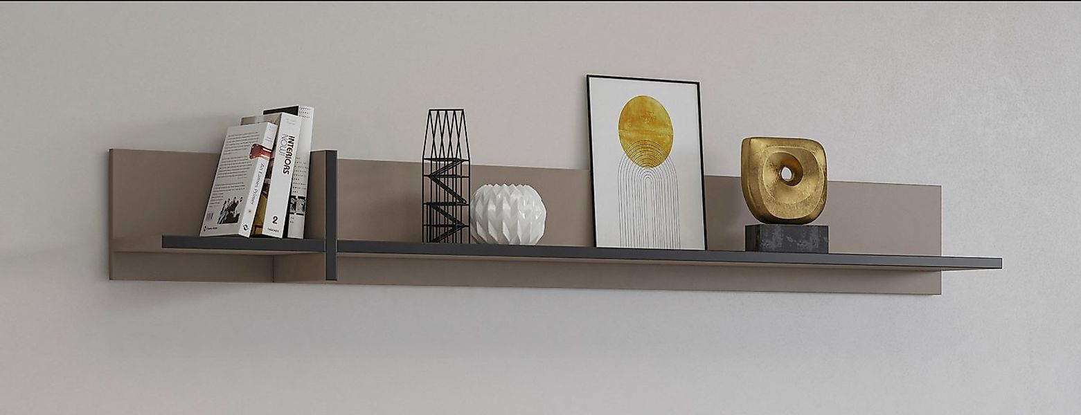 INOSIGN Wandboard Cross,Breite 180 cm, moderne Wandregal, Hängeregal mit vi günstig online kaufen