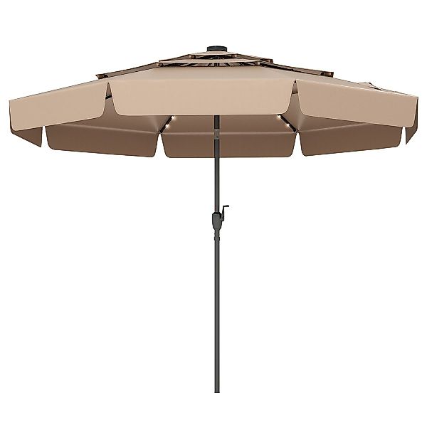 COSTWAY Sonnenschirm, LxB: 300x300 cm, mit günstig online kaufen