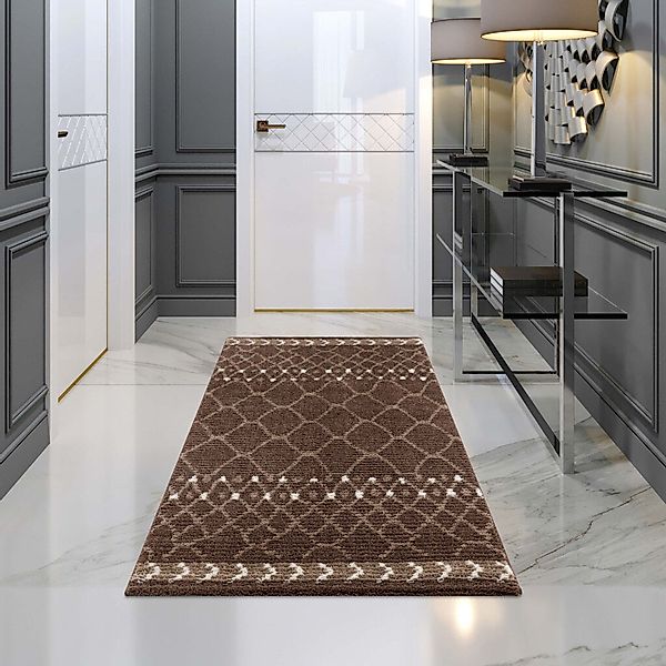 Carpet City Teppich »April 2312«, rechteckig, 10 mm Höhe, Läufer, weich dur günstig online kaufen