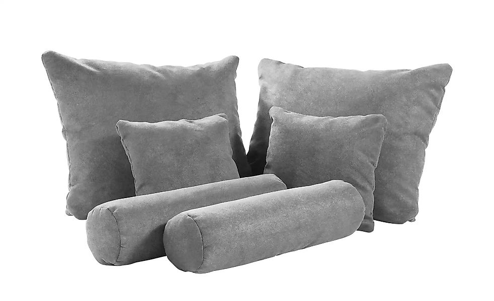 meinBett Deko-Kissenset  6-teilig  Pembroke ¦ grau Dekokissen & Decken > Ki günstig online kaufen