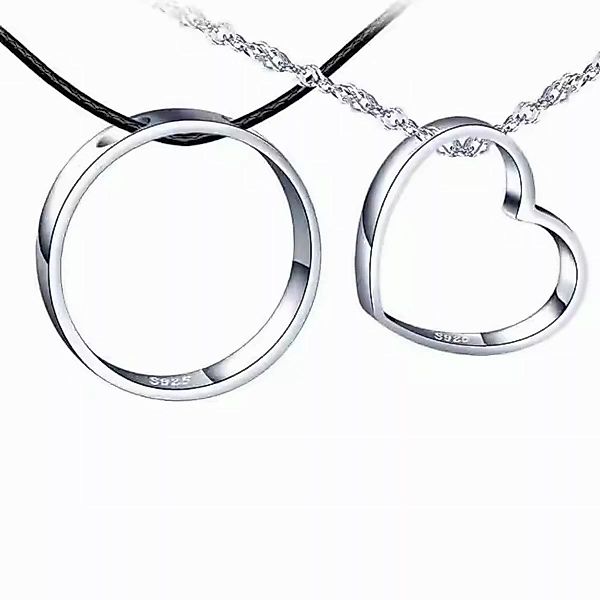 ELLAWIL Partnerkette Silberkette 2-teilige Herz & günstig online kaufen