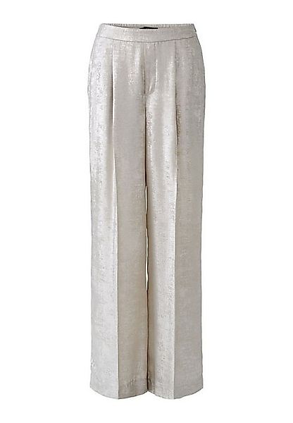 Oui Stoffhose Marlenehose Silberglanz günstig online kaufen