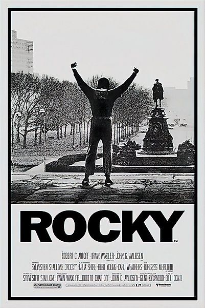 PYRAMID Poster Rocky Poster Hauptplakat 61 x 91,5 cm günstig online kaufen