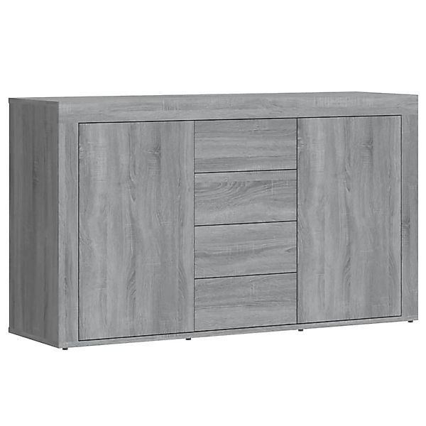 vidaXL Sideboard Grau Sonoma 120x36x69 cm Holzwerkstoff 815493 günstig online kaufen