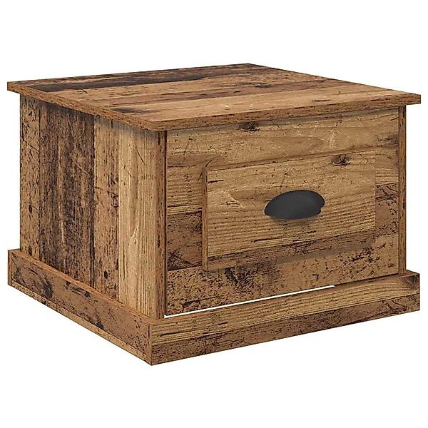 vidaXL Couchtisch mit Schubladen Altholz 50 x 50 x 35 cm Holzwerkstoff 8813 günstig online kaufen