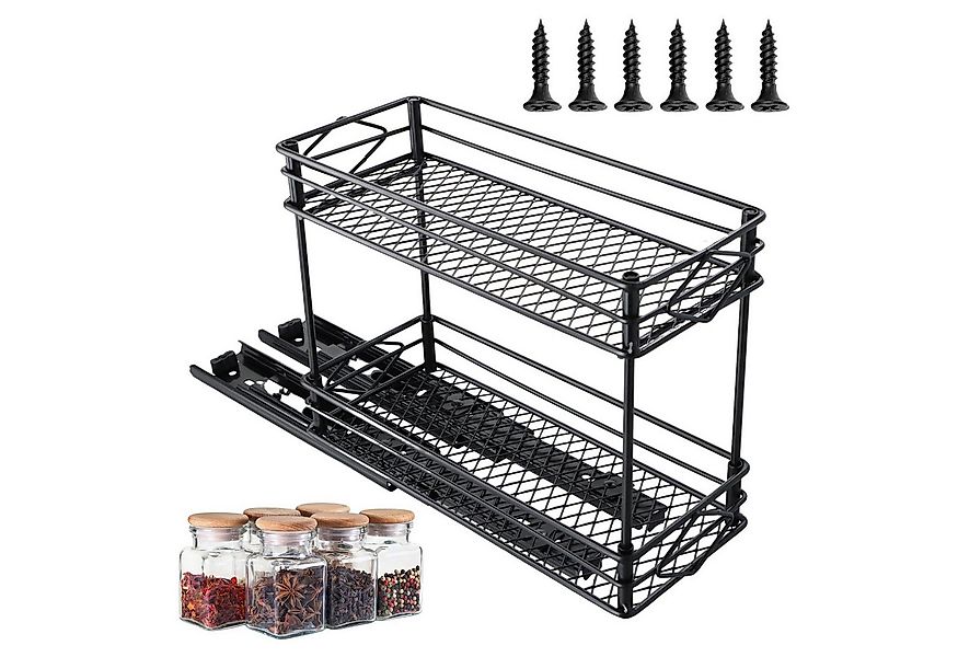 BlingBin Küchenregal Gewürzregal Ausziehbar, Küchenschrank Organizer mit Sc günstig online kaufen