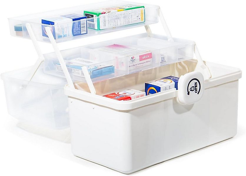 Zedelmaier Aufbewahrungsbox Medikamenten Aufbewahrung Medizinbox Apothekenb günstig online kaufen