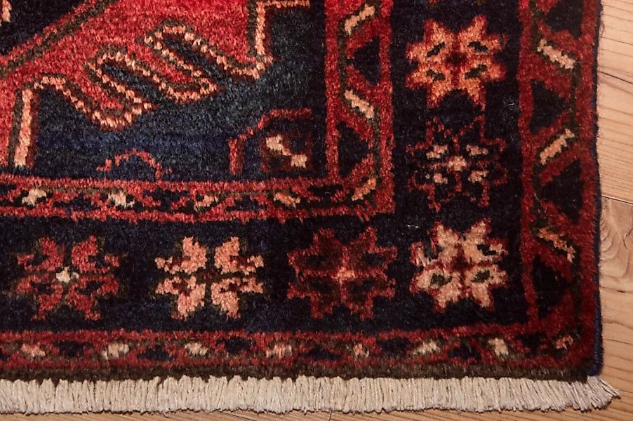 morgenland Wollteppich »Wiss Teppich handgeknüpft rot«, rechteckig günstig online kaufen