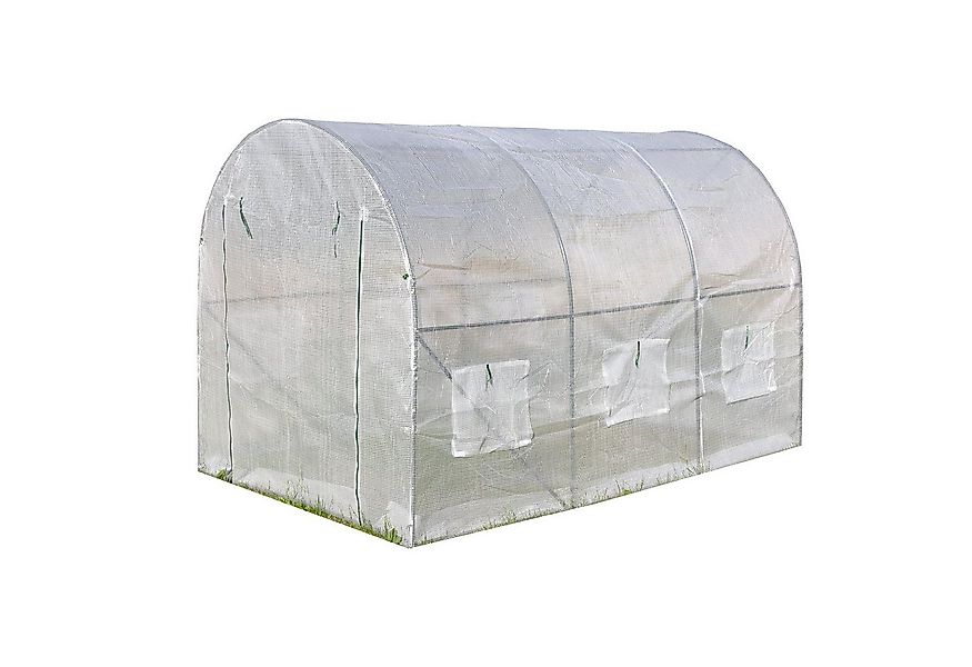 ESTEXO Gewächshaus Treibhaus Foliengewächshaus 3x2x2m Folien-Tunnel Bogenda günstig online kaufen