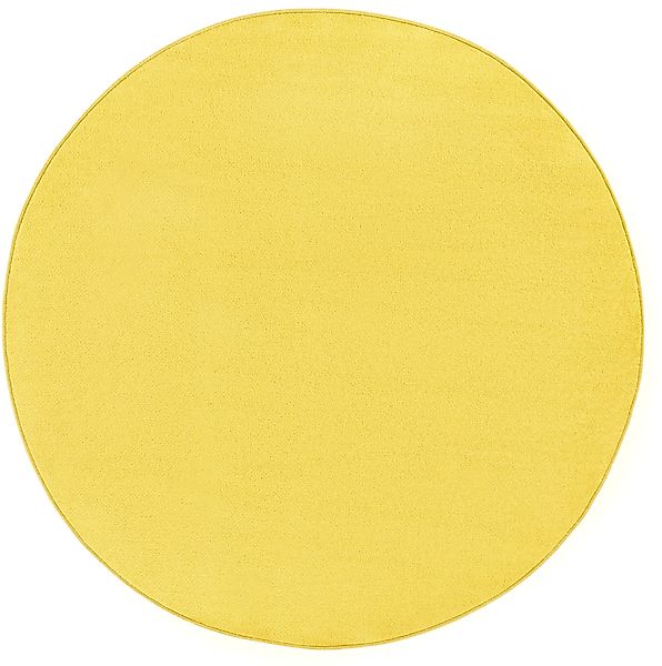 HANSE Home Teppich "Fancy" rund 7 mm Höhe Kurzflor, Weich, Einfarbig, Wohnz günstig online kaufen