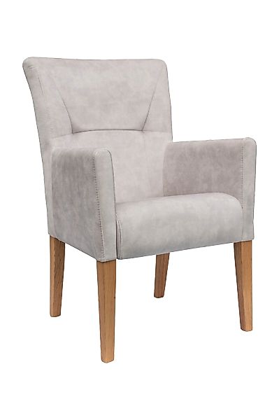 Home affaire Armlehnstuhl "King" () Esszimmerstuhl mit Knopfheftung günstig online kaufen