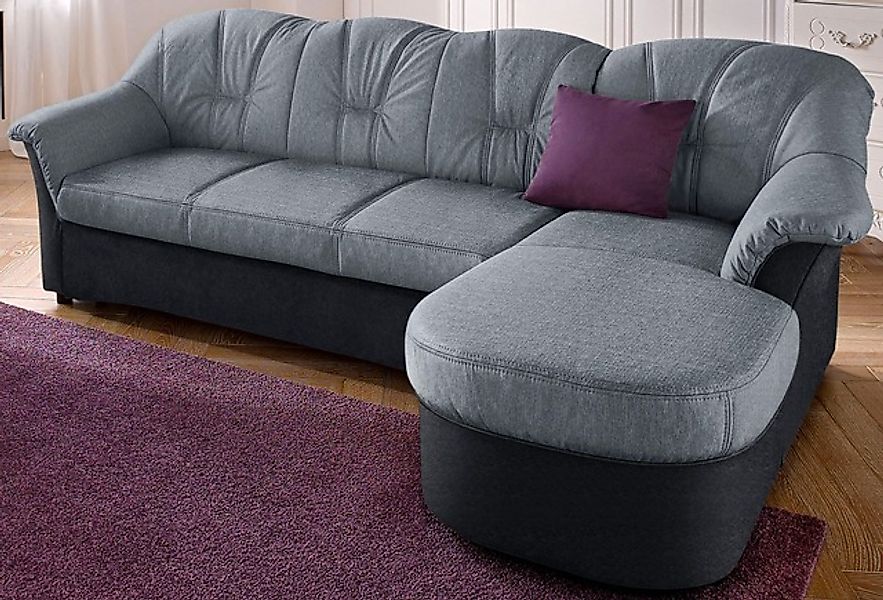 DOMO collection Ecksofa »Flores Schlafsofa, B/T/H: 233/142/86 cm, L-Form«, günstig online kaufen