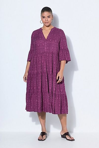 Studio Untold Maxikleid Midikleid A-Line Paisley 3/4-Ärmel mit Volant günstig online kaufen