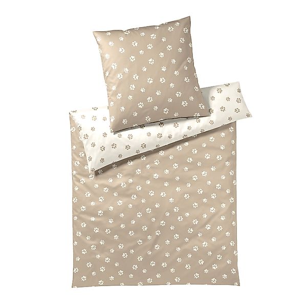 Elegante Bettwäsche WE LOVE DOGS Paws günstig online kaufen