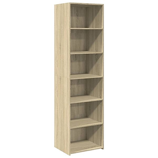 vidaXL Highboard Sonoma-Eiche 50x41x185 cm Holzwerkstoff 3281682 günstig online kaufen