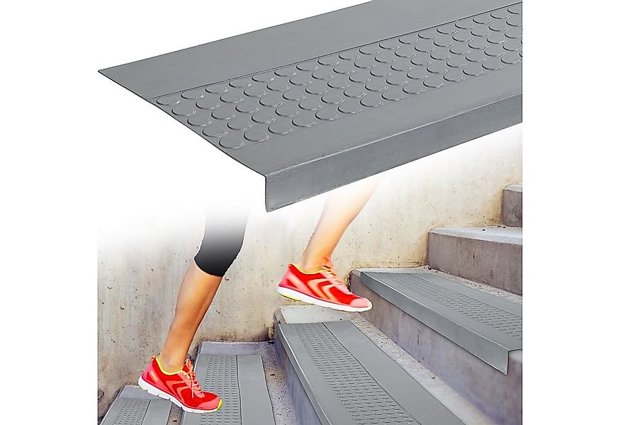 ANRO Stufenmatte Stufenschutz aus Gummi Treppenschutz Treppenmatte, Eckig, günstig online kaufen