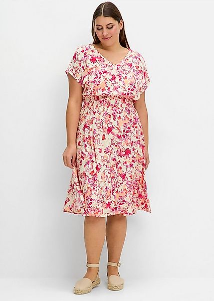 Sheego Etuikleid Sommerkleid Kurzarm günstig online kaufen