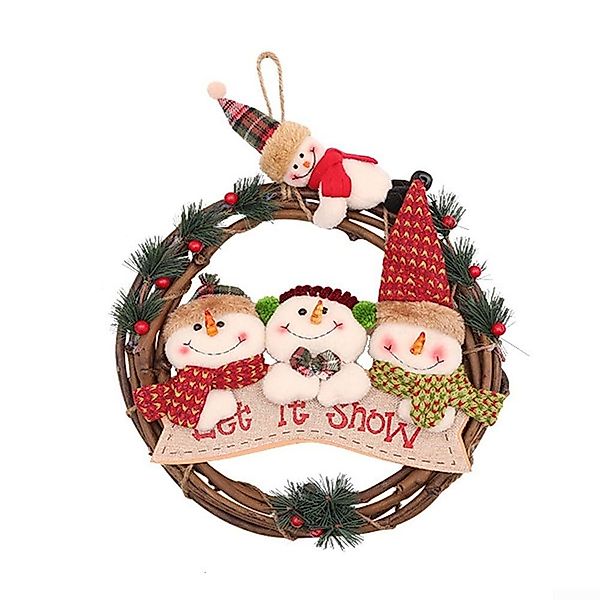 Kunstkranz Weihnachtskränze für die Haustür, 29cm günstig online kaufen