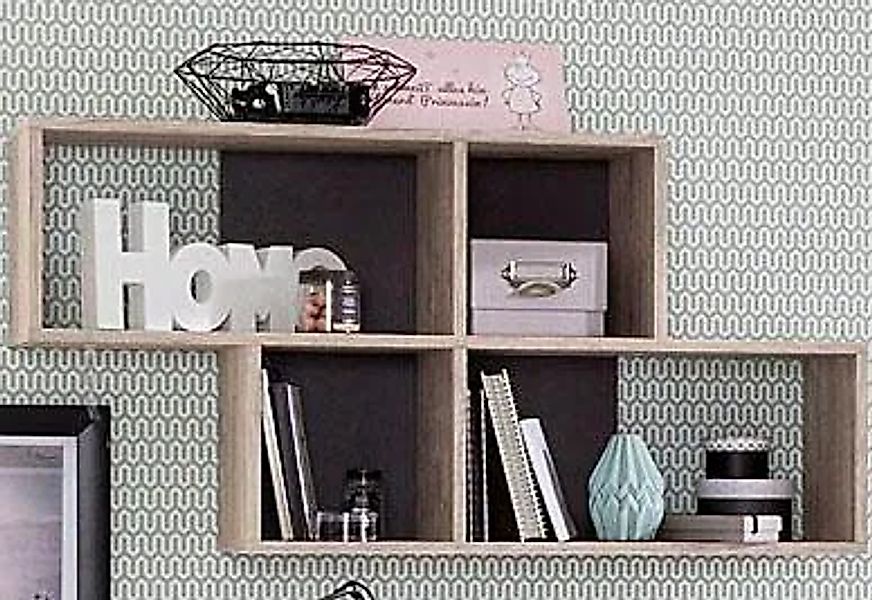 FMD Wandregal "Nora", Regal kompakt für Bücher und Accessoires, 100 cm brei günstig online kaufen