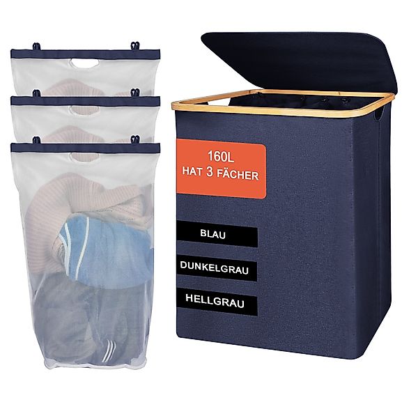 AdelDream Wäschekorb 140L 160L Wäschekorb mit günstig online kaufen
