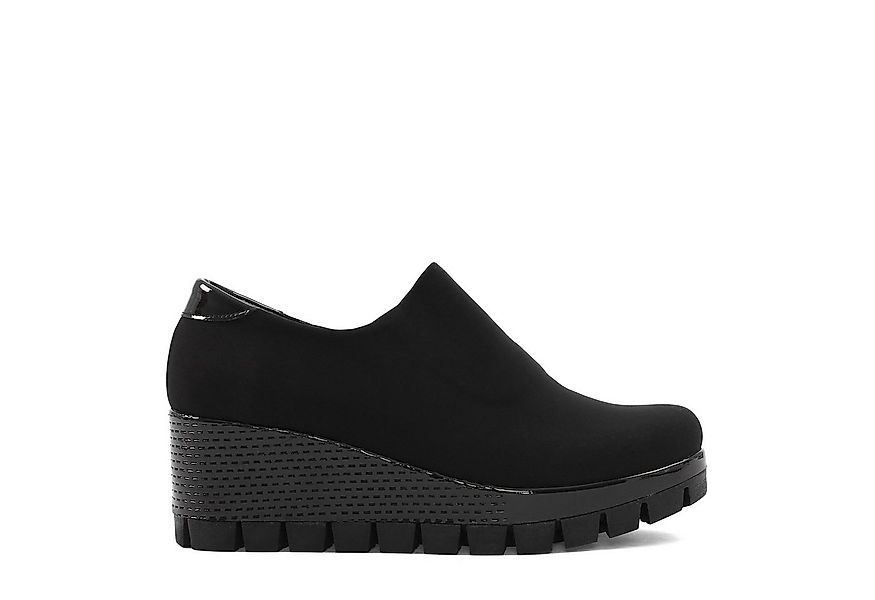 Celal Gültekin Plateau Sneaker Damen Slip-On Schwarz – Keilabsatz Damen Sch günstig online kaufen