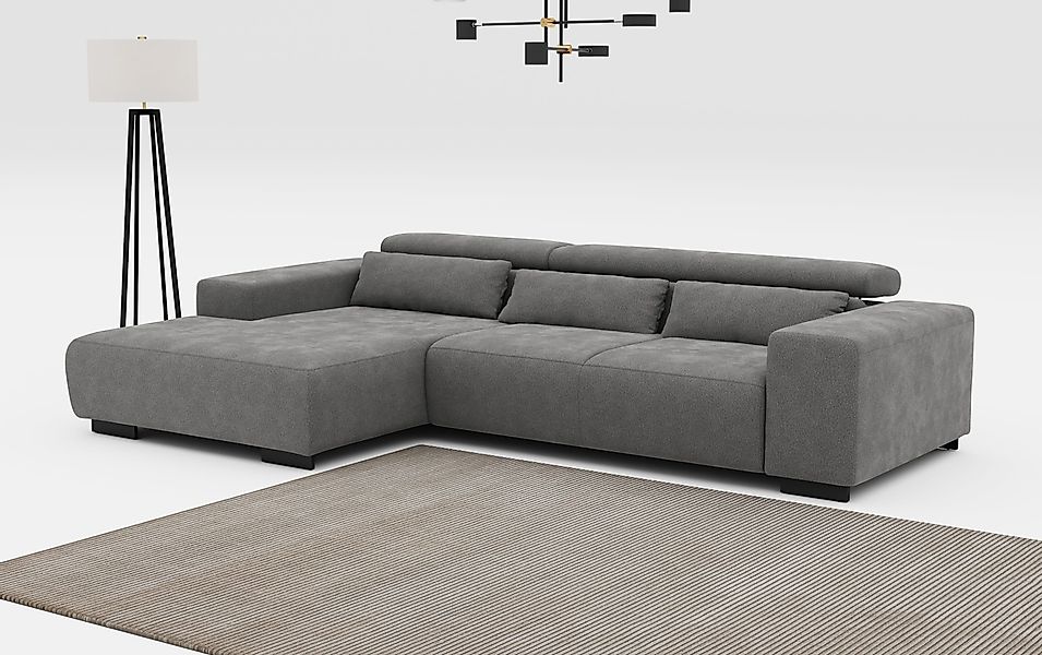 COTTA Ecksofa Side L-Form, mit Kopfteilverstellung günstig online kaufen